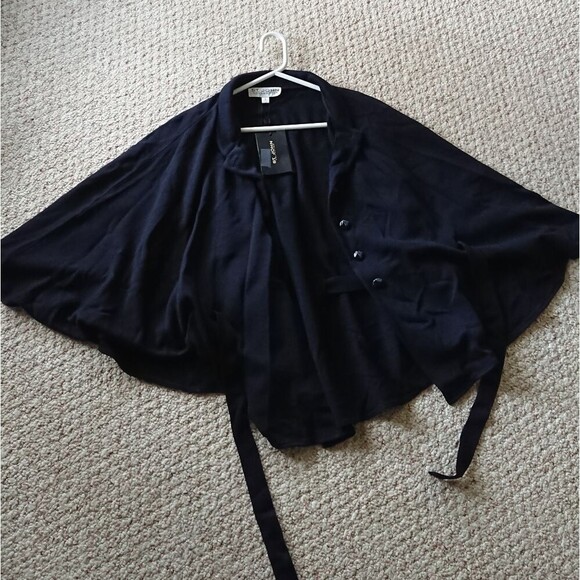 St. John wool Belted cape coat - Picture 11 of 11